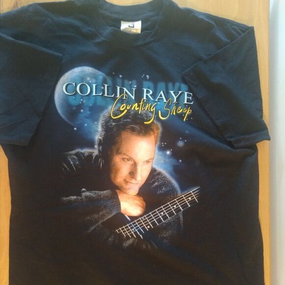 Deadstock Vintage Collin Raye Counting Sheep Tour T-Shirt - Picture 2 of 8